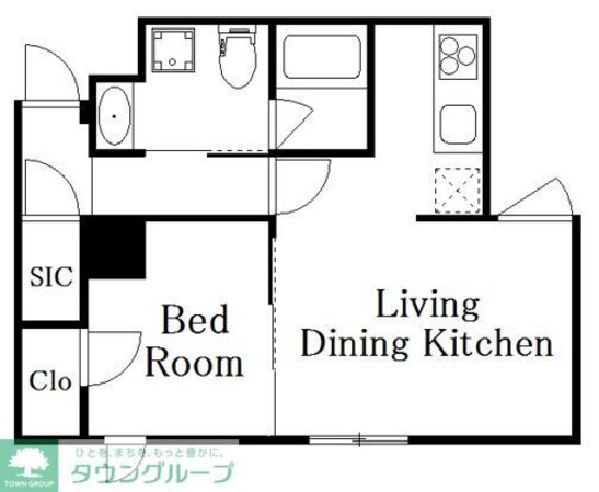 Decor Blocco Oyama Dueの物件間取画像